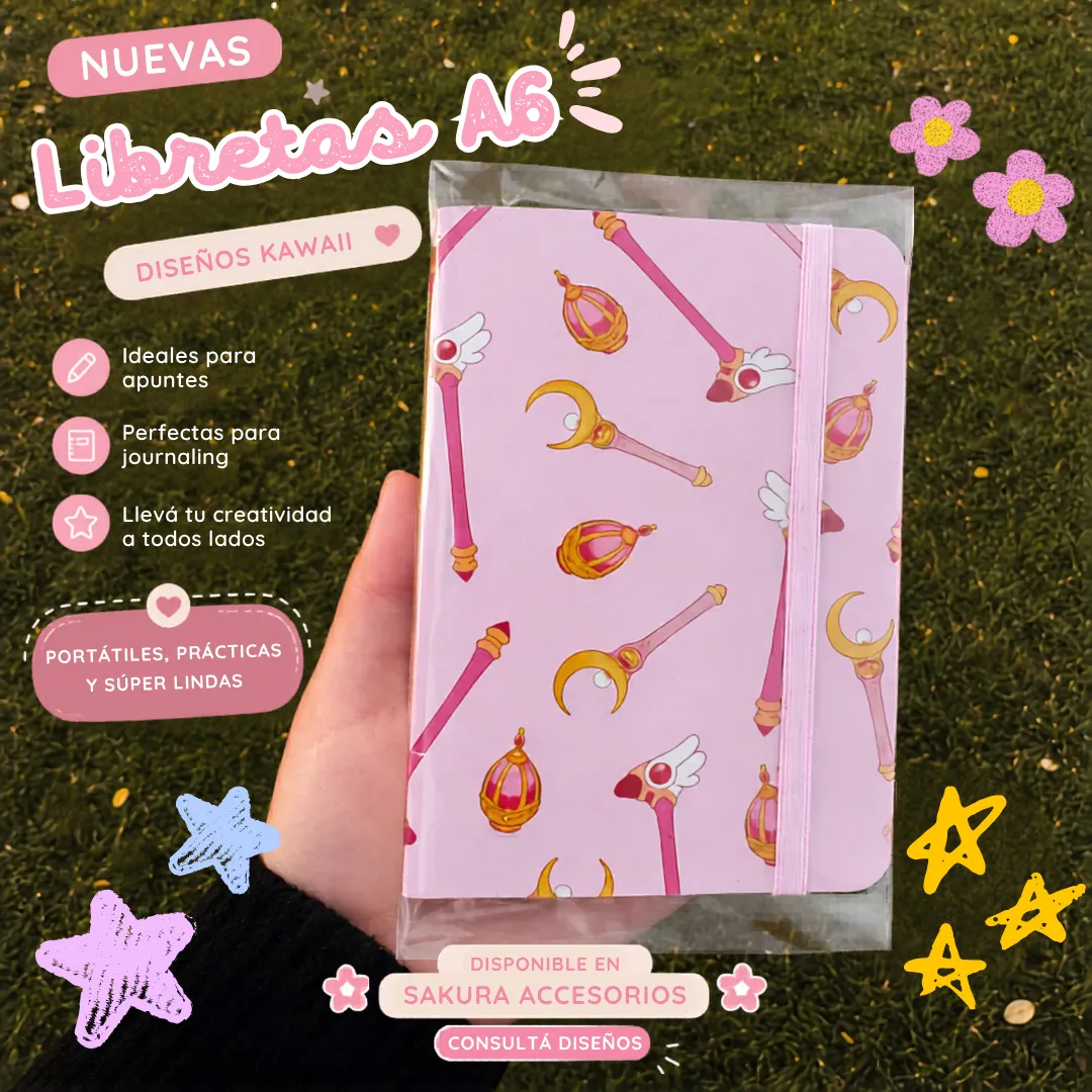 Libreta A6 Sakura Card Captor