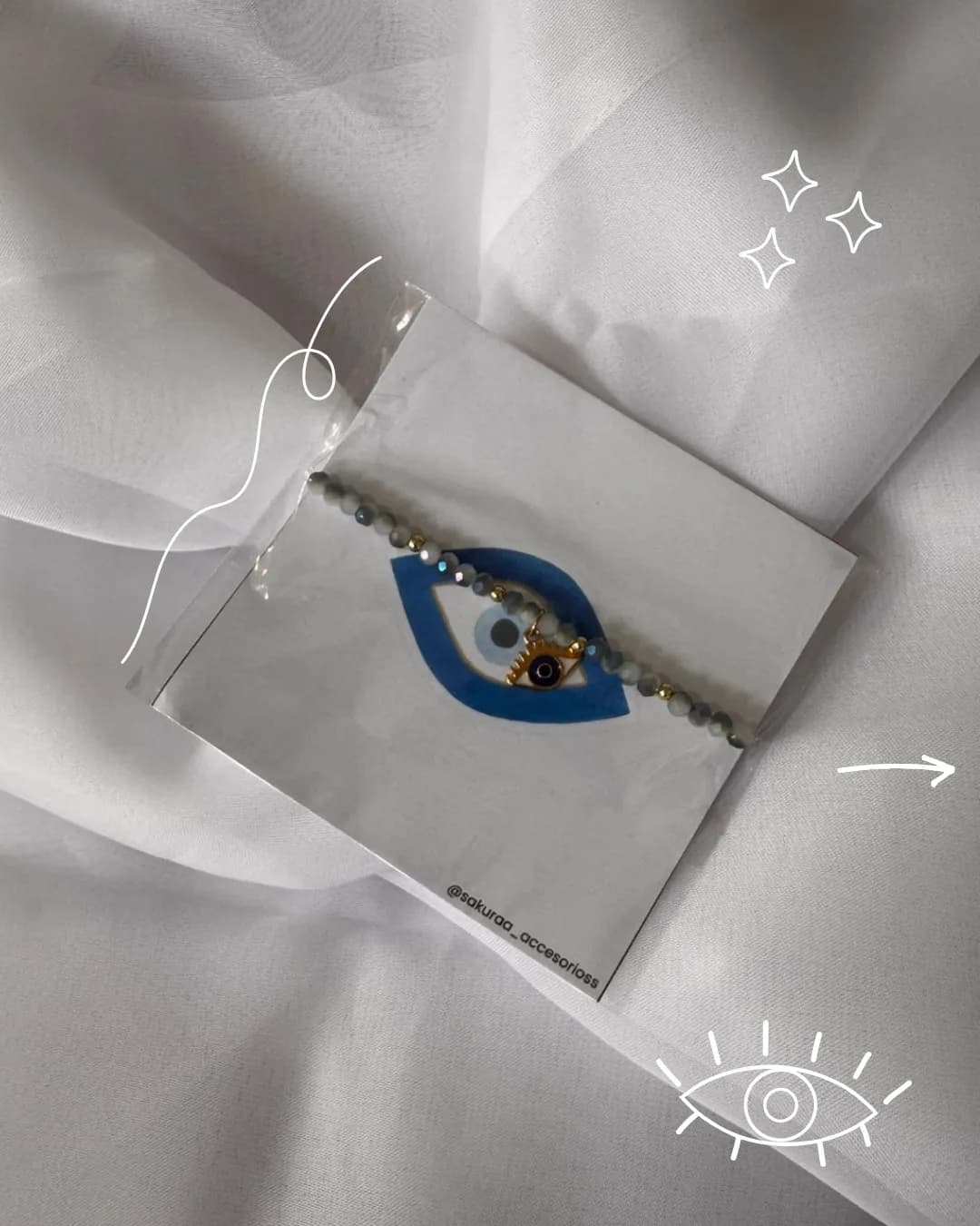 Pulsera Ojo Turco Azul